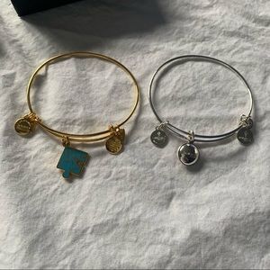 COPY - Alex and Ani You Complete Me Puzzle & Red Bracelet